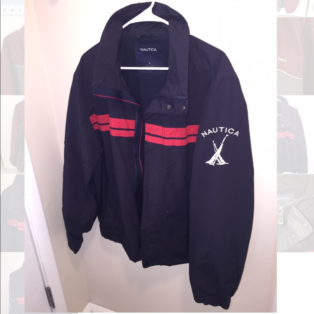 Nautica Full-Zip Embroidered Jacket